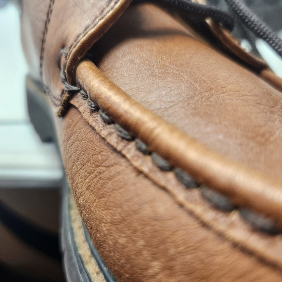 Dockers GLAZIER Men's Brown Compfort Leather Shoes CASUAL walking, LACES 11 M - Picture 13 of 14